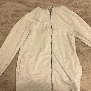 Grey/white Goodfellow zip up sweatshirt size small